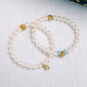 XL Swarovski 5042 perla rondelle 6 mm - Crystal Shimmer 2X x1