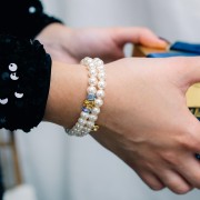 Briolette XL Swarovski 5042 perla rondelle 6 mm Light Colorado Topaz Shimmer 2X x1