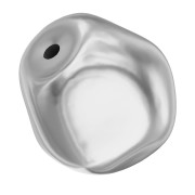 Perla barroca nacarada Swarovski 5841 perla redonda irregular 8 mm Gris claro Perla x1