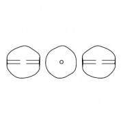 Nacarado barroco Swarovski 5841 perla redonda irregular 8 mm Blanco Perla x1