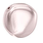 Nacarado barroco Swarovski 5842 perla plana irregular 14 mm Rosaline Pearl x1