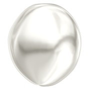 Nacarado barroco Swarovski 5842 perla plana irregular 14 mm Blanco Perla x1