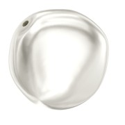 Nacarado barroco Swarovski 5842 perla plana irregular 14 mm Blanco Perla x1