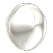 Barroco nacarado Swarovski 5842 perla irregular 10 mm Blanco Perla x1