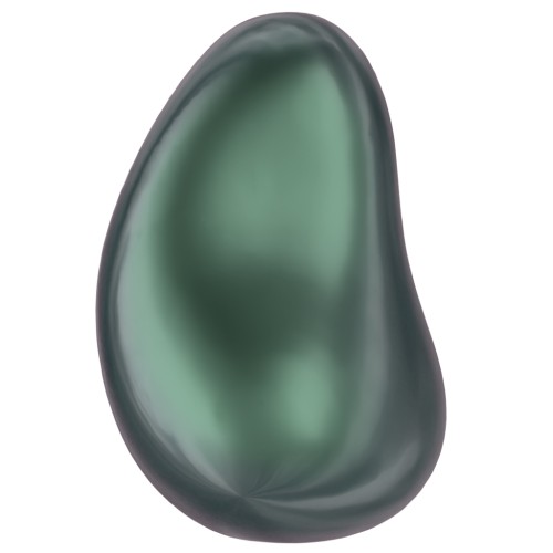 Nacarado barroco Swarovski 5843 irregular 16 mm Irid Tahitian Look Pearl x1