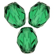Briolette Swarovski 5044 oliva perla 7x6 mm - Majestic Green x1