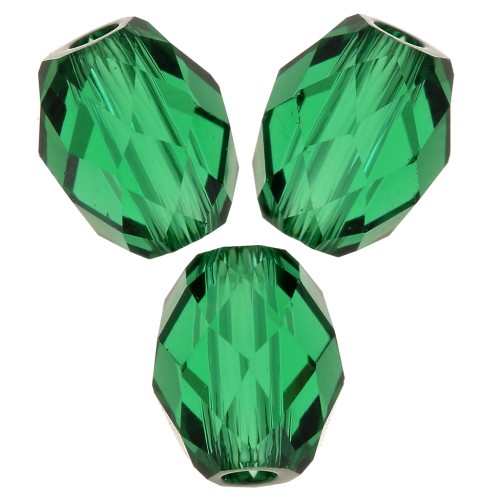 Briolette Swarovski 5044 oliva perla 7x6 mm - Majestic Green x1
