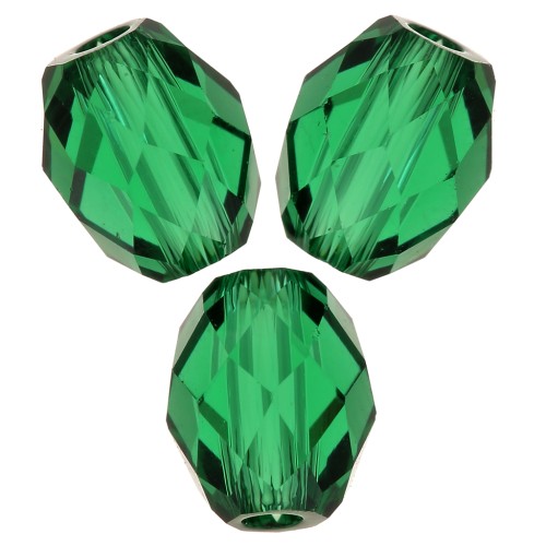 Briolette Swarovski 5044 oliva perla 9.5x8 mm - Majestic Green x1