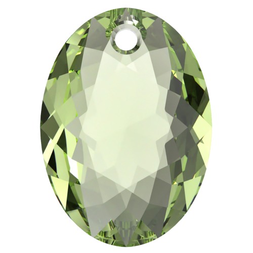 Swarovski 6438 Colgante talla elíptica 9 mm - Peridoto x1