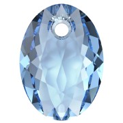 Swarovski 6438 Colgante talla elíptica 11,5 mm - Reinvented Cool Blue  x1