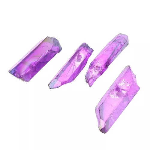 Colgantes Puntas de Cristal 10-50 mm Violet x4