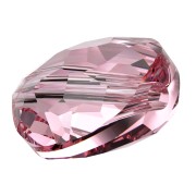 Perla redonda - 8 mm - Thin Round Swarovski 5034 - Light Rose x1