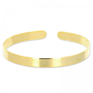 Base pulsera latón 6x160 mm dorado con oro finox1
