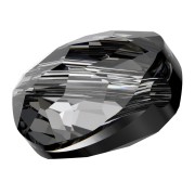 Perla redonda - 8 mm - Thin Round Swarovski 5034 - Crystal Silver Night x1