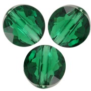 Cuentas redondas 6 mm - Thin Round Swarovski 5034 - Majestic Green x6