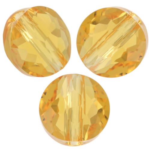 Cuentas redondas 6 mm - Thin Round  Swarovski 5034 - Topacio claro x6