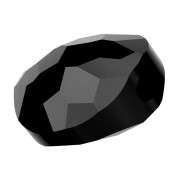 Cuentas redondas 6 mm - Thin Round  Swarovski 5034 - Azabache x6