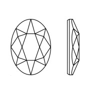 Cabujón Swarovski 2603 14x10 mm - Rosa Vintage x1