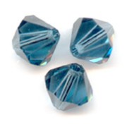 Peonzas de cristal Swarovski 5328 3 mm Montana x50