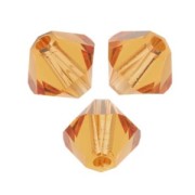 Toupies en cristal Swarovski 5328 3 mm Topaz x50