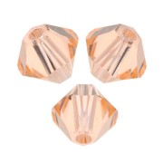 Toupies en cristal Swarovski 5328 3 mm Light Peach x50