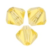 Toupies en cristal Swarovski 5328 3 mm Light Topaz x50