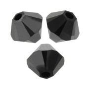 Toupies en cristal Swarovski 5328 3 mm Jet Hematite x50
