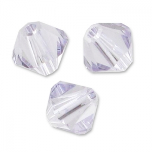 Peonzas de cristal Swarovski 3 mm Malva ahumado x50