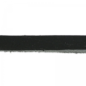 Cordón cuero europeo cuadrado 3 mm Negro x1m