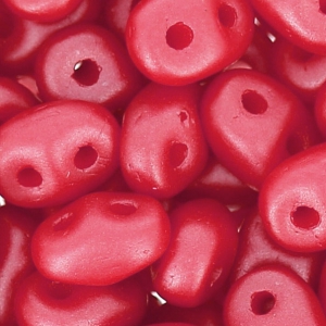 SuperDuo 2,5x5 mm Pastel Dark Rosa x10g