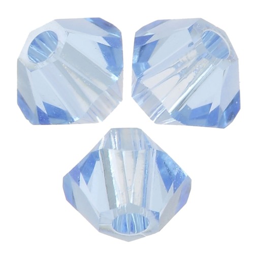 Peonzas de cristal Swarovski 5328 3 mm - ReCreated Cool Blue x50