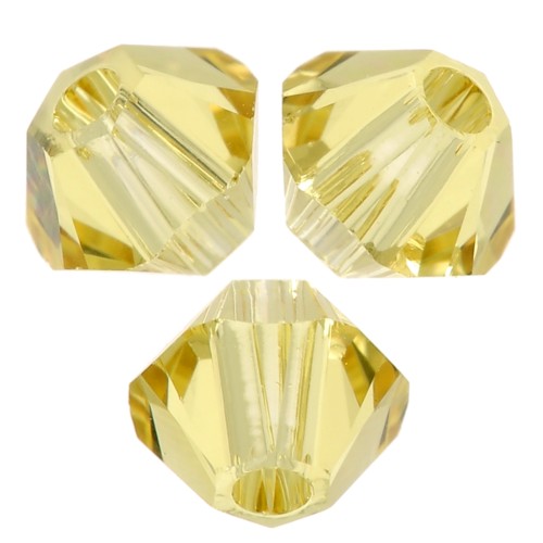 Swarovski 5328 Peonzas de cristal de 3 mm - Reinventado Dark Jonquil x50