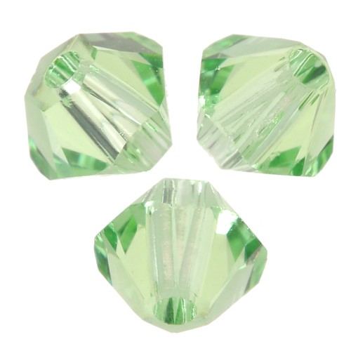 Peonzas de cristal Swarovski 5328 3 mm - ReCreated Peridot x50
