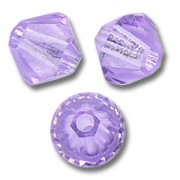 Toupies en cristal Swarovski 5328 4 mm Violet x50