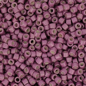 Miyuki Delica 11/0 DB1173 - Galvanized Mat Magenta x 8g