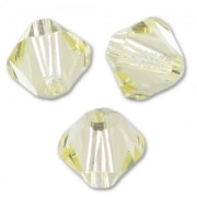 Peonzas de cristal Swarovski 5328 4 mm Jonquil x50