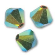 Peonzas de cristal Swarovski 5328 4 mm Jet AB2X x50