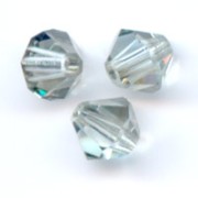 Peonzas de cristal Swarovski 5328 4 mm Azore claro satinado x50