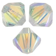 Peonzas de cristal Swarovski 5328 4 mm - Azore claro AB2X x50
