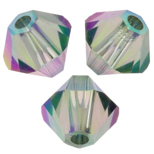 Peonzas de cristal Swarovski 5328 4 mm Crystal Paradise Shine 2X x50