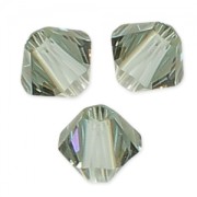 Peonzas de cristal Swarovski 5328 4 mm Black Diamond Shimmer x50