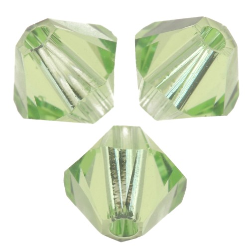 Peonzas de cristal Swarovski 5328 4 mm - Reinvented Peridot x50
