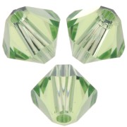Peonzas de cristal Swarovski 5328 5 mm Peridot x20