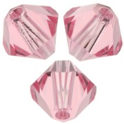 Toupies en cristal Swarovski 5328 5 mm Light Rose x20