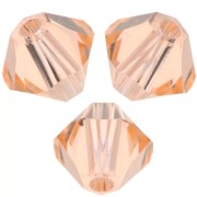 Peonzas de cristal Swarovski 5 mm Light Peach x20