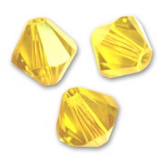 Peonzas de cristal Swarovski 5328 5 mm Girasol x20