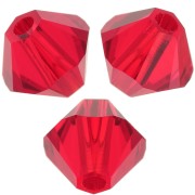 Toupies en cristal Swarovski 5328 6 mm Light Siam x20