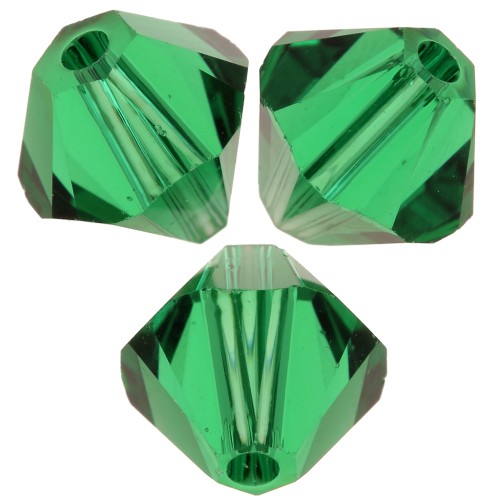 Swarovski 5328 Tupis de 6 mm - Majestic Green x20