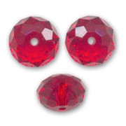 Redondo plano Swarovski 5040 6 mm Light Siam x1