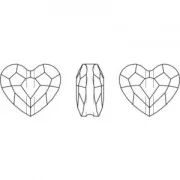 Love Bead PureCrystal 5741  8 mm Crystal AB x1